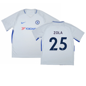 Chelsea 2017-18 Away Shirt (XLB) (Very Good) (Zola 25)_0