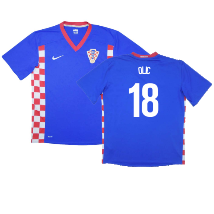 Croatia 2008-10 Away Shirt (XXL) (Excellent) (Olic 18)