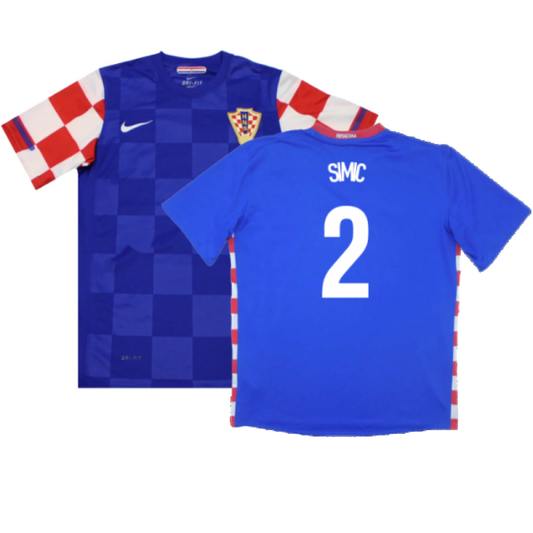 Croatia 2008-2010 Away Shirt (Excellent) (Simic 2)_0