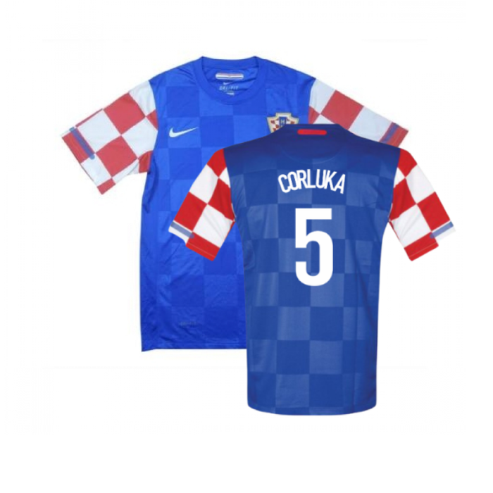 Croatia 2010-12 Away Shirt (S) (Mint) (Corluka 5)