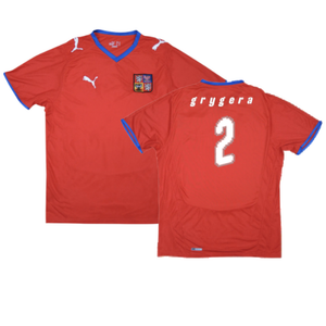 Czech Republic 2008-10 Home Shirt (XL) (Good) (Grygera 2)_0