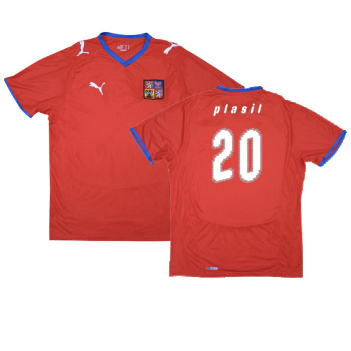 Czech Republic 2008-10 Home Shirt (XL) (Good) (Plasil 20)