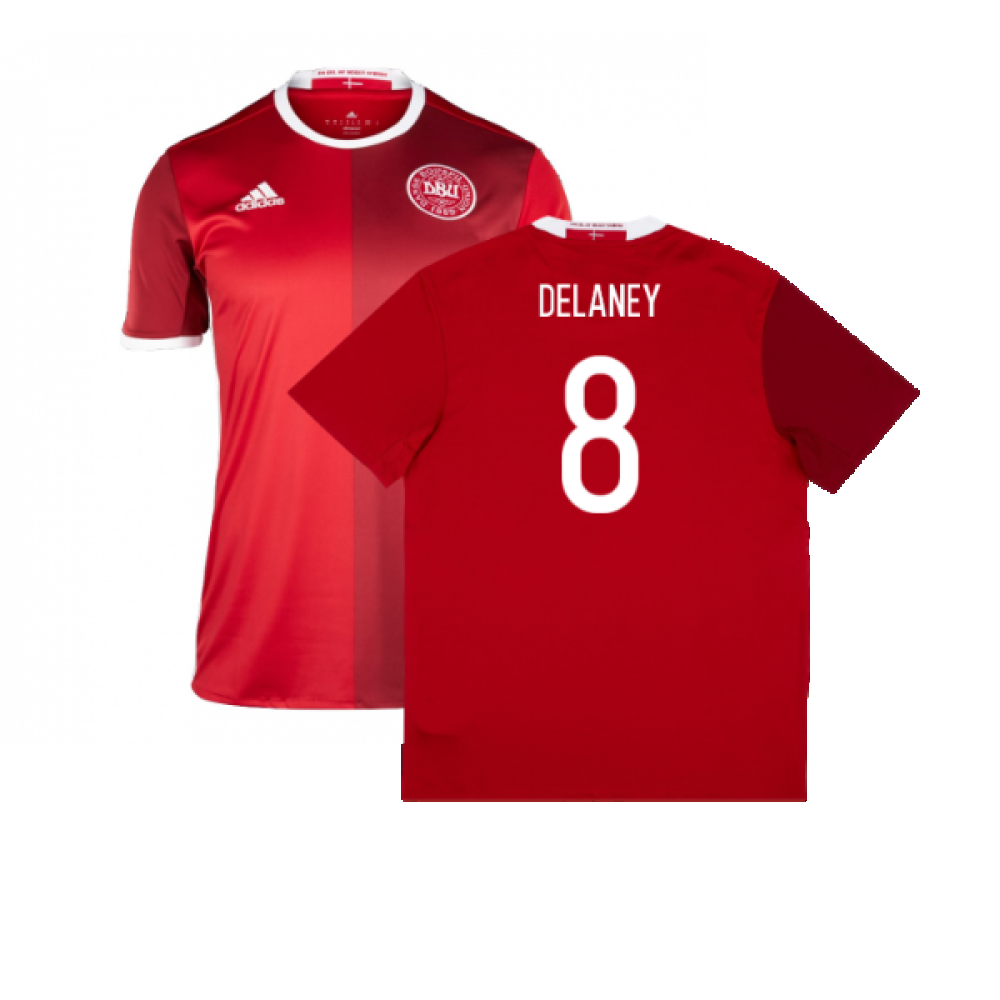 Denmark 2015-16 Home Shirt (L) (Excellent) (Delaney 8)_0