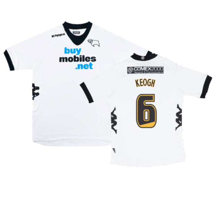 Derby County 2012-13 Home Shirt (L) (Very Good) (Keogh 6)