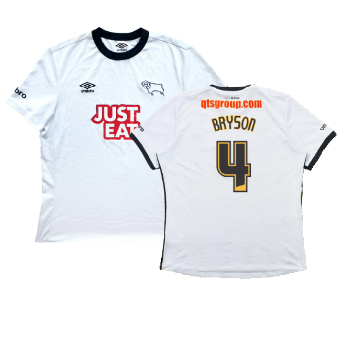 Derby County 2014-15 Home Shirt (L) (Good) (Bryson 4)