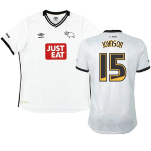 Derby County 2015-16 Home Shirt (M) (Very Good) (Johnson 15)_0