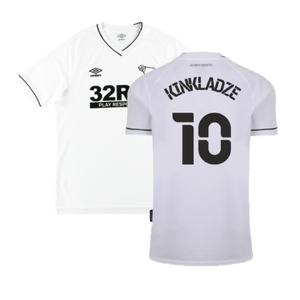 Derby County 2020-21 Home Shirt (S) (Excellent) (Kinkladze 10)_0