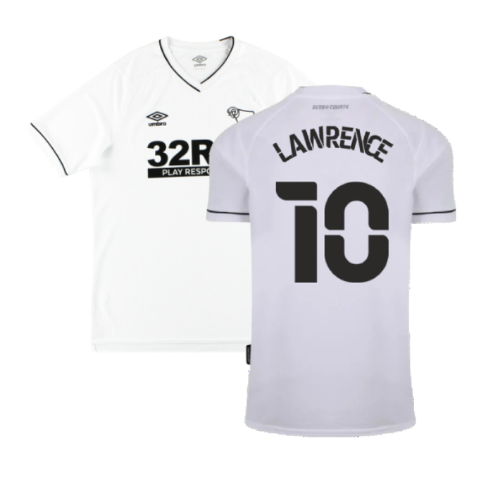 Derby County 2020-21 Home Shirt (S) (Excellent) (Lawrence 10)