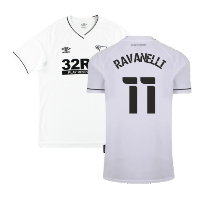 Derby County 2020-21 Home Shirt (S) (Excellent) (Ravanelli 11)