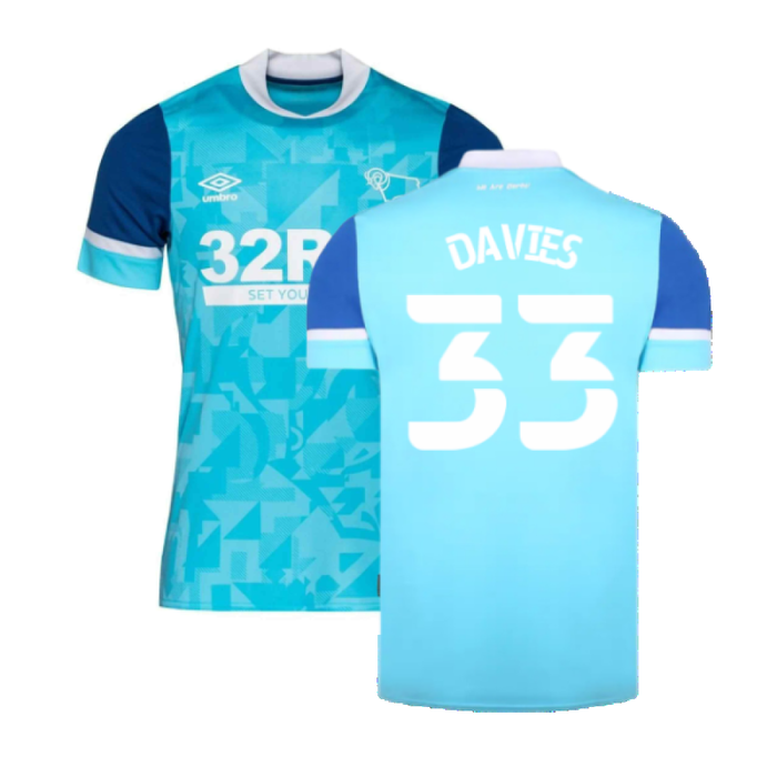 Derby County 2021-22 Away Shirt (M) (Excellent) (Davies 33)