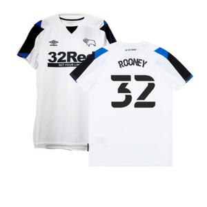 Derby County 2021-22 Home Shirt (S) (Excellent) (Rooney 32)_0