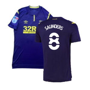 Derby County 2021-22 Third Shirt (S) (Mint) (Saunders 8)_0