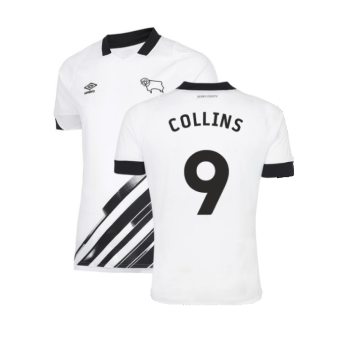 Derby County 2022-23 Home Shirt (Sponsorless) (S) (Collins 9) (Very Good)