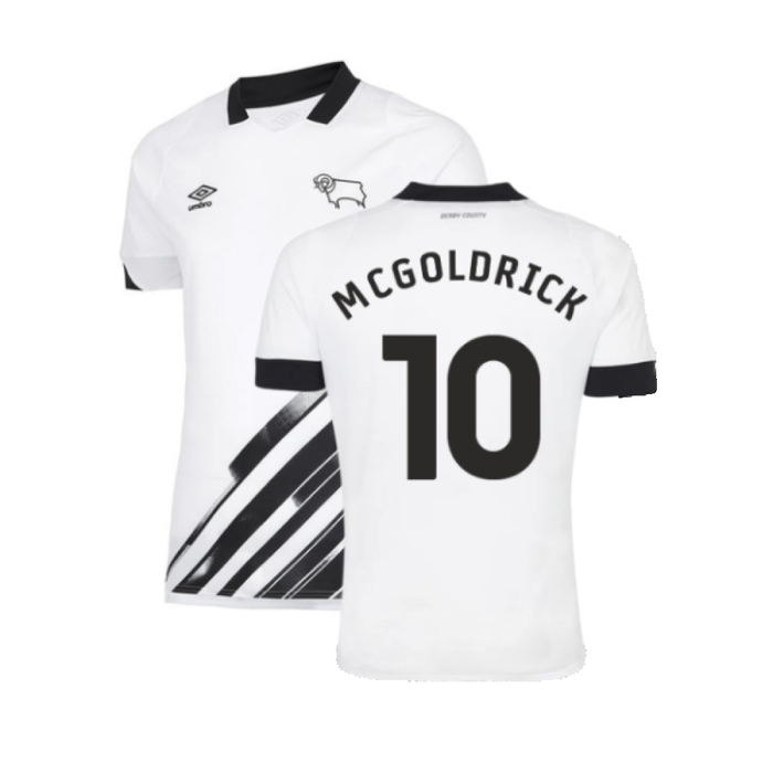 Derby County 2022-23 Home Shirt (Sponsorless) (S) (McGoldrick 10) (Very Good)