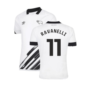 Derby County 2022-23 Home Shirt (Sponsorless) (S) (Ravanelli 11) (Very Good)_0