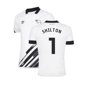 Derby County 2022-23 Home Shirt (Sponsorless) (XXL) (Shilton 1) (Excellent)_0