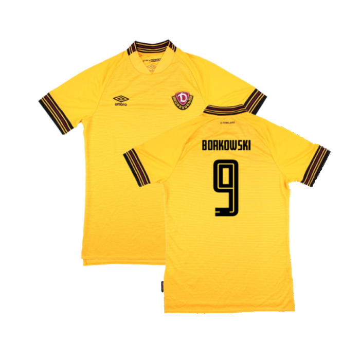 Dynamo Dresden 2022-23 Home Shirt (Sponsorless) (S) (Excellent) (Borkowski 9)