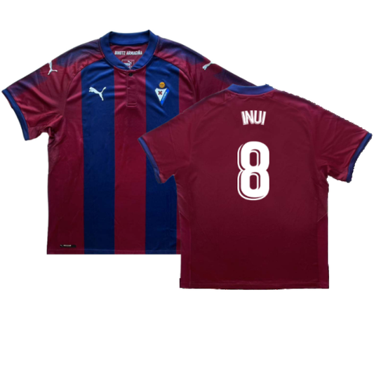 Eibar 2017-18 Home Shirt (Good) (Inui 8)_0