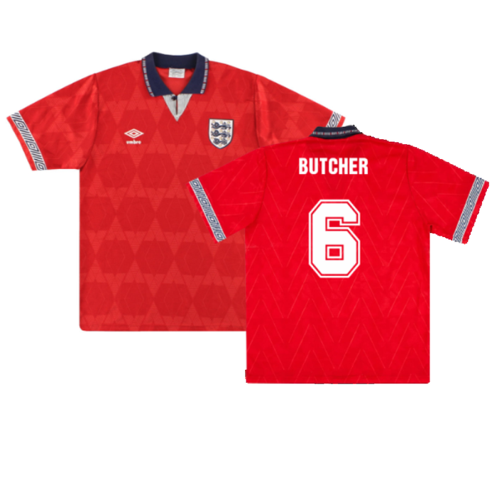 England 1990-92 Away Shirt (Excellent) (Butcher 6)