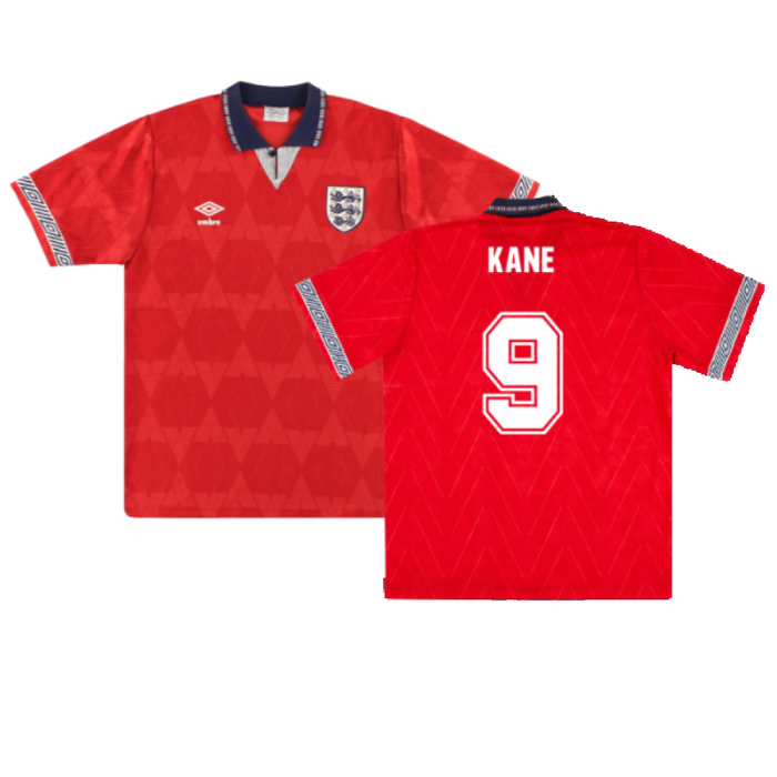 England 1990-92 Away Shirt (XL) (Excellent) (Kane 9)