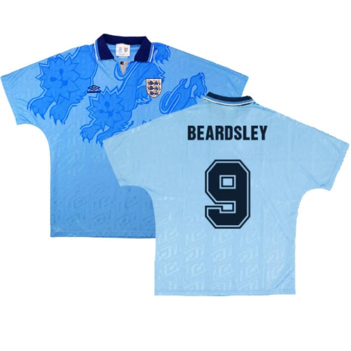 England 1992-93 Third Shirt (Excellent) (Beardsley 9)