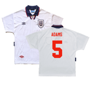 England 1993-1995 Home Shirt (L) (Good) (Adams 5)_0