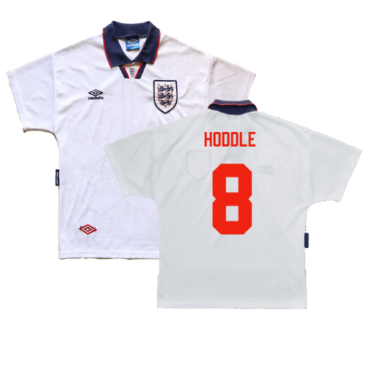 England 1993-1995 Home Shirt (L) (Good) (Hoddle 8)_0