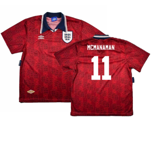 England 1993-95 Away Shirt (Very Good) (McManaman 11)_0