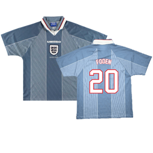 England 1995-97 Away (XL) (Excellent) (Foden 20)_0