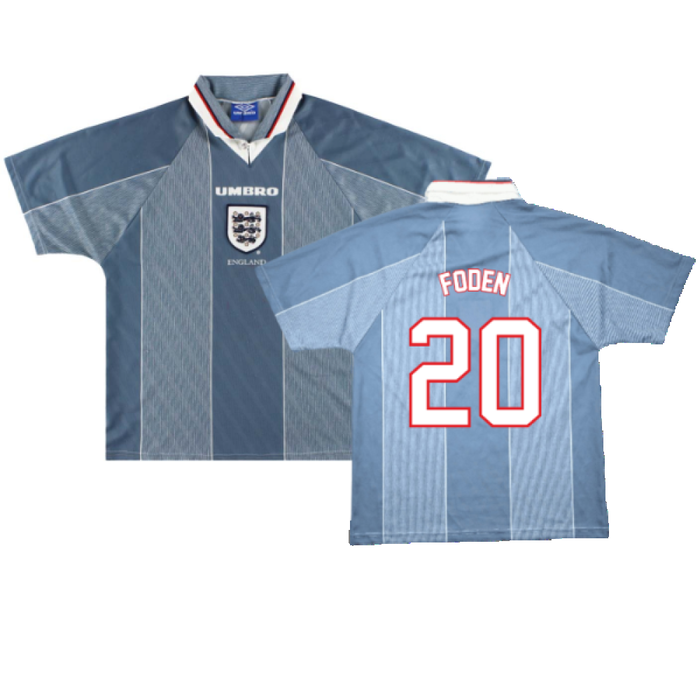 England 1995-96 Away Shirt (L) (Excellent) (Foden 20)