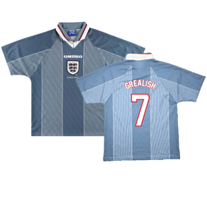 England 1995-96 Away Shirt (L) (Excellent) (Grealish 7)_0