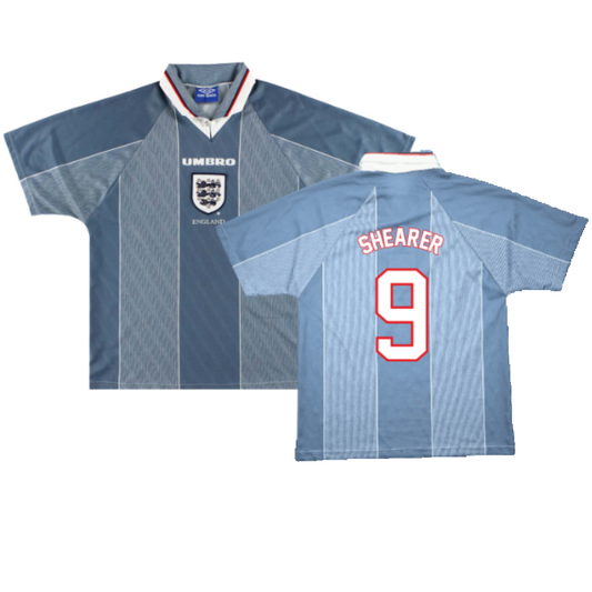 England 1996-97 Away Shirt (M) (Good) (SHEARER 9)_0
