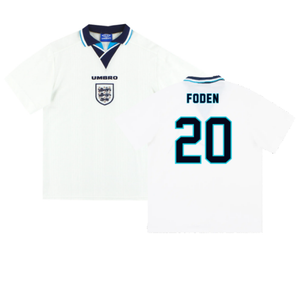 England 1995-97 Home Shirt (Excellent) (Foden 20)_0