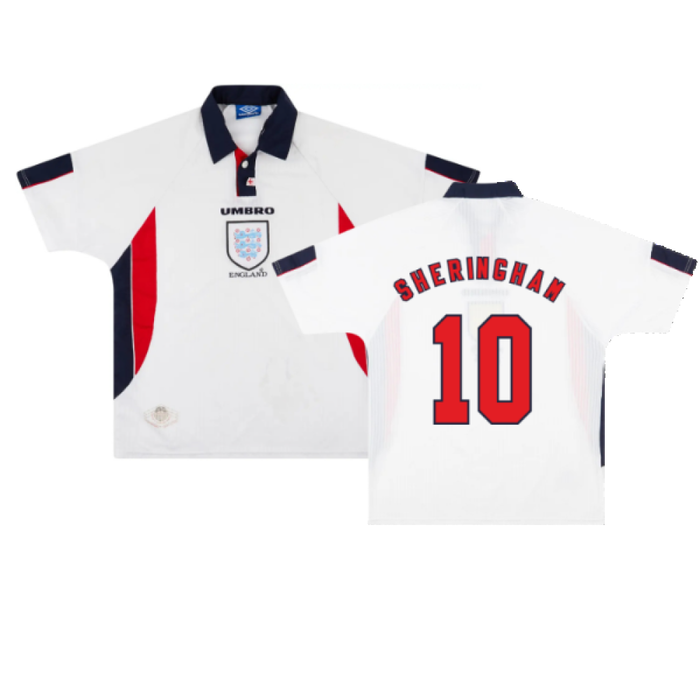 England 1997-99 Away Shirt (L) (Very Good) (SHERINGHAM 10)