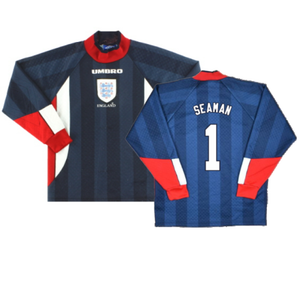 England 1997-98 Away Goalkeeper Shirt (L) (Excellent) (Seaman 1)_0