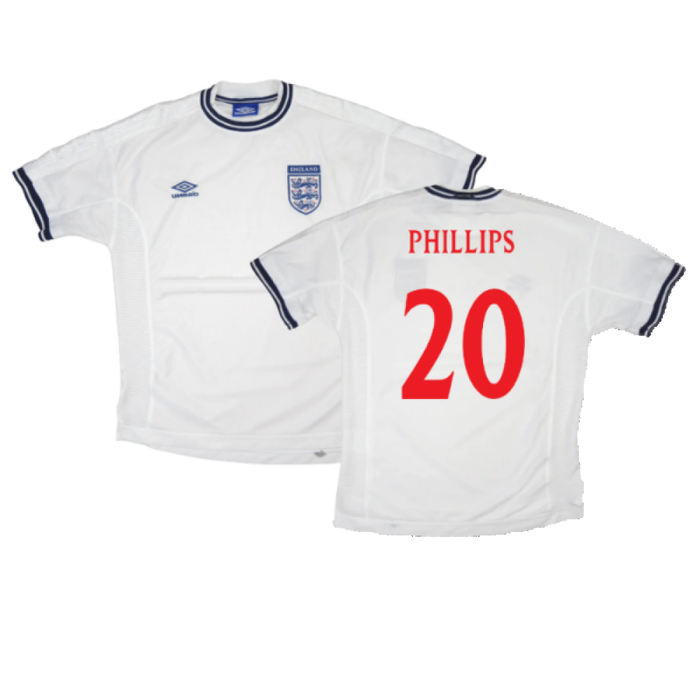 England 1999-01 Home Shirt (XL) (Very Good) (Phillips 20)