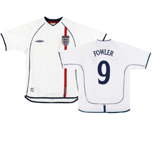 England 2001-03 Home Shirt (L) (Good) (Fowler 9)_0