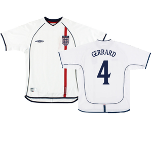 England 2001-03 Home Shirt (M) (Very Good) (GERRARD 4)_0