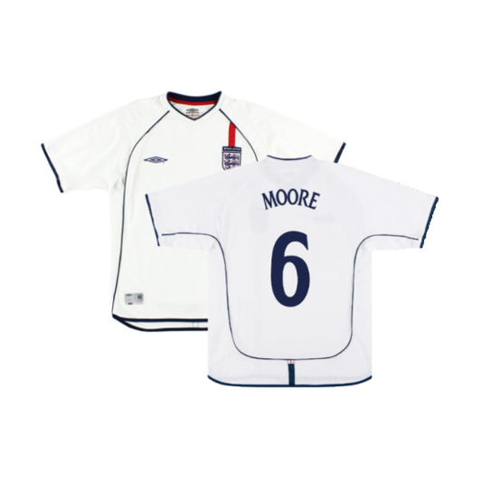 England 2001-03 Home Shirt (XL) (Very Good) (MOORE 6)_0