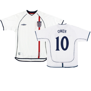 England 2001-03 Home Shirt (XL) (Good) (OWEN 10)_0