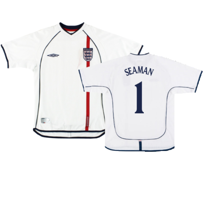 England 2001-03 Home Shirt (L) (Good) (SEAMAN 1)