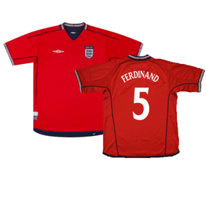 England 2002-04 Away (S) (Excellent) (FERDINAND 5)_0