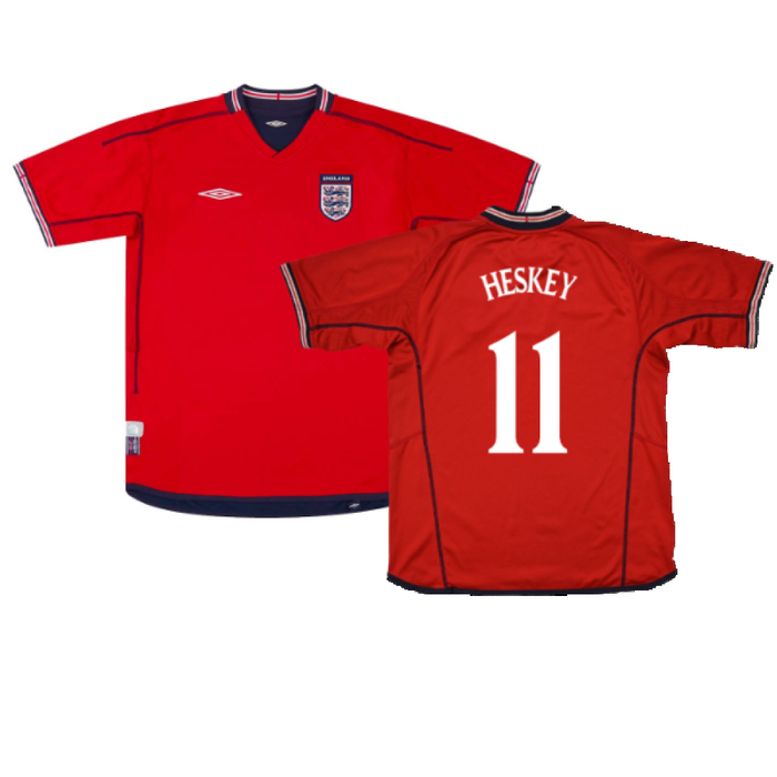 England 2002-04 Away (M) (Excellent) (Heskey 11)