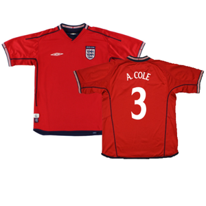 England 2002-04 Away Shirt (S) (Good) (A. Cole 3)_0