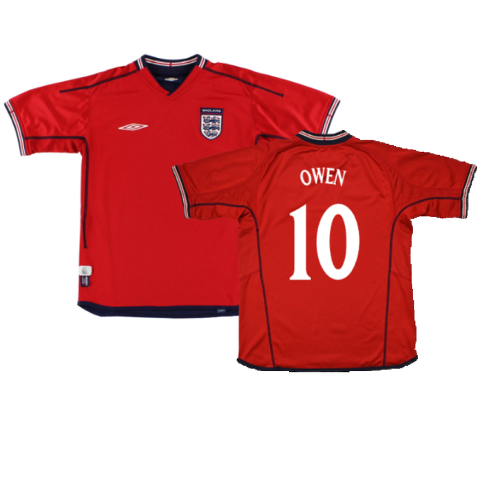 England 2002-04 Away Shirt (XLarge) (Excellent) (OWEN 10)