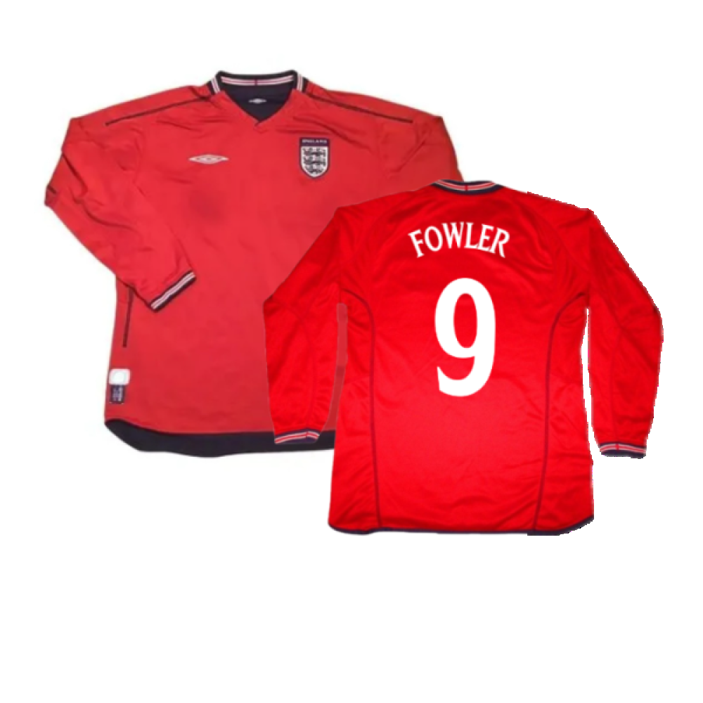 England 2006-08 Long Sleeve Away Shirt (Excellent) (Fowler 9)_0