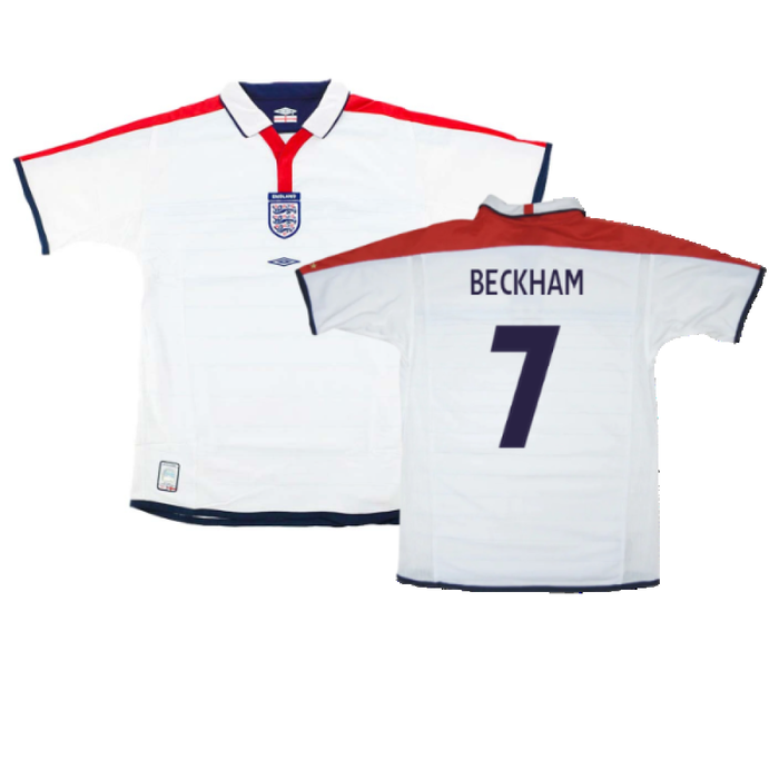 England 2003-05 Home (Excellent) (Beckham 7)