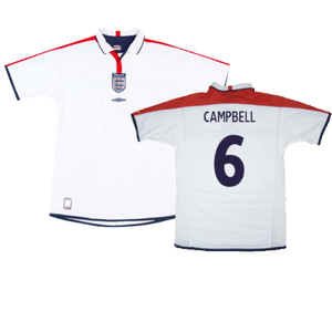 England 2003-05 Home Shirt (XL) (Mint) (Campbell 6)_0