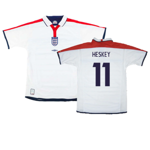 England 2003-05 Home Shirt (S) (Very Good) (Heskey 11)_0