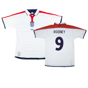 England 2003-05 Home Shirt (XL) (Fair) (Rooney 9)_0